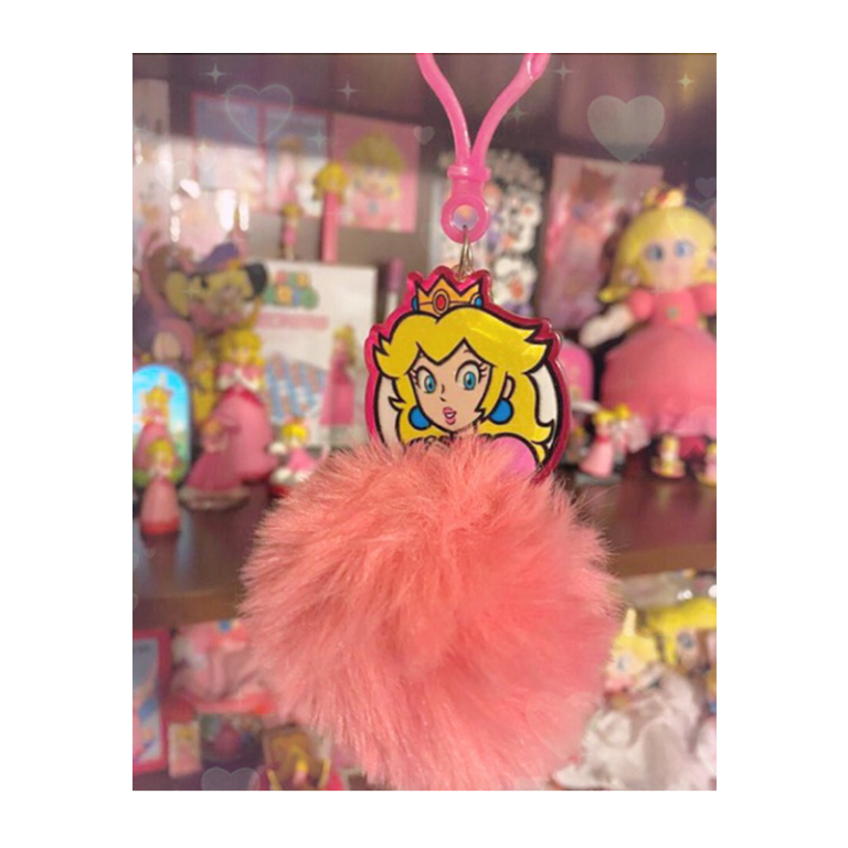 Llavero Oficial Princesa Peach Pom Pom Pixeleate